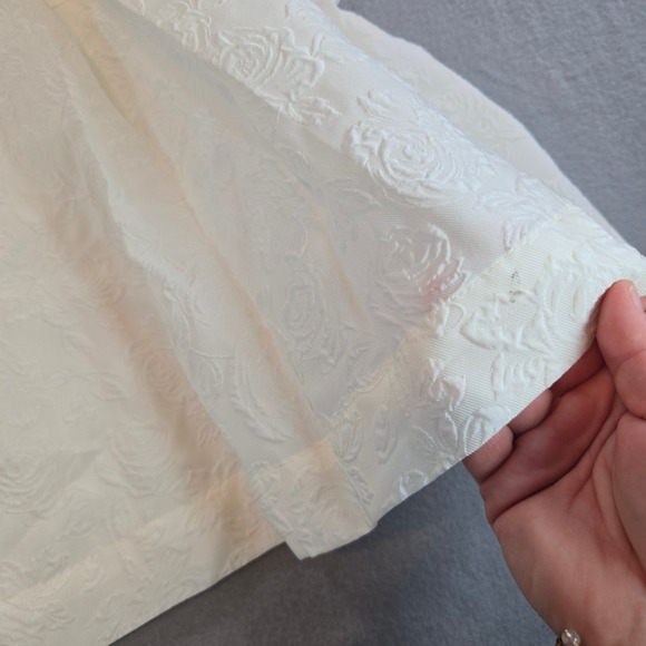 Draper James RSVP Ivory Embossed Floral Midi Dress XL  Sleeveless NWT - Picture 2 of 14